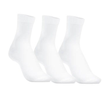 White Crew Socks